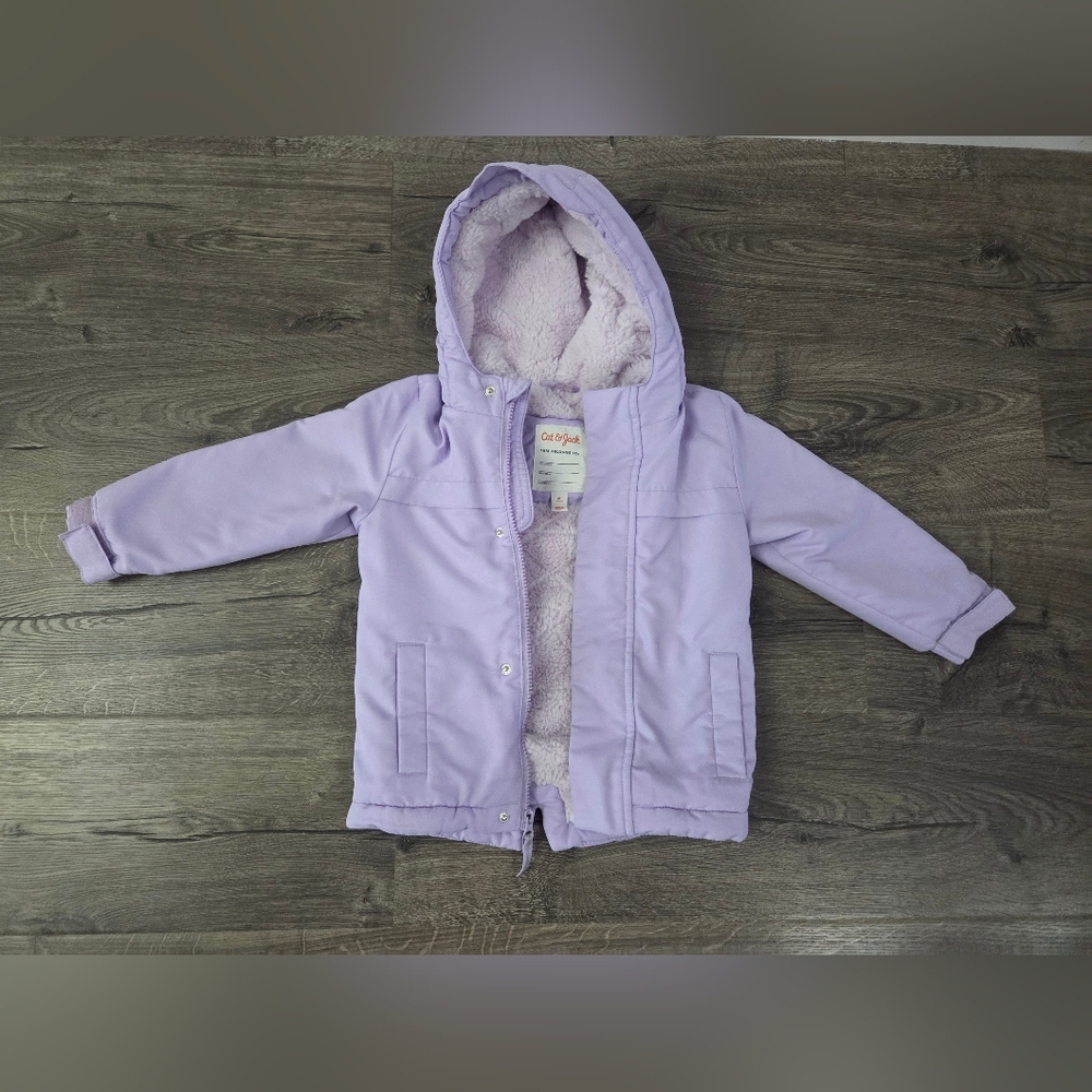 Cat & Jack Purple Kids Jacket Size 3t